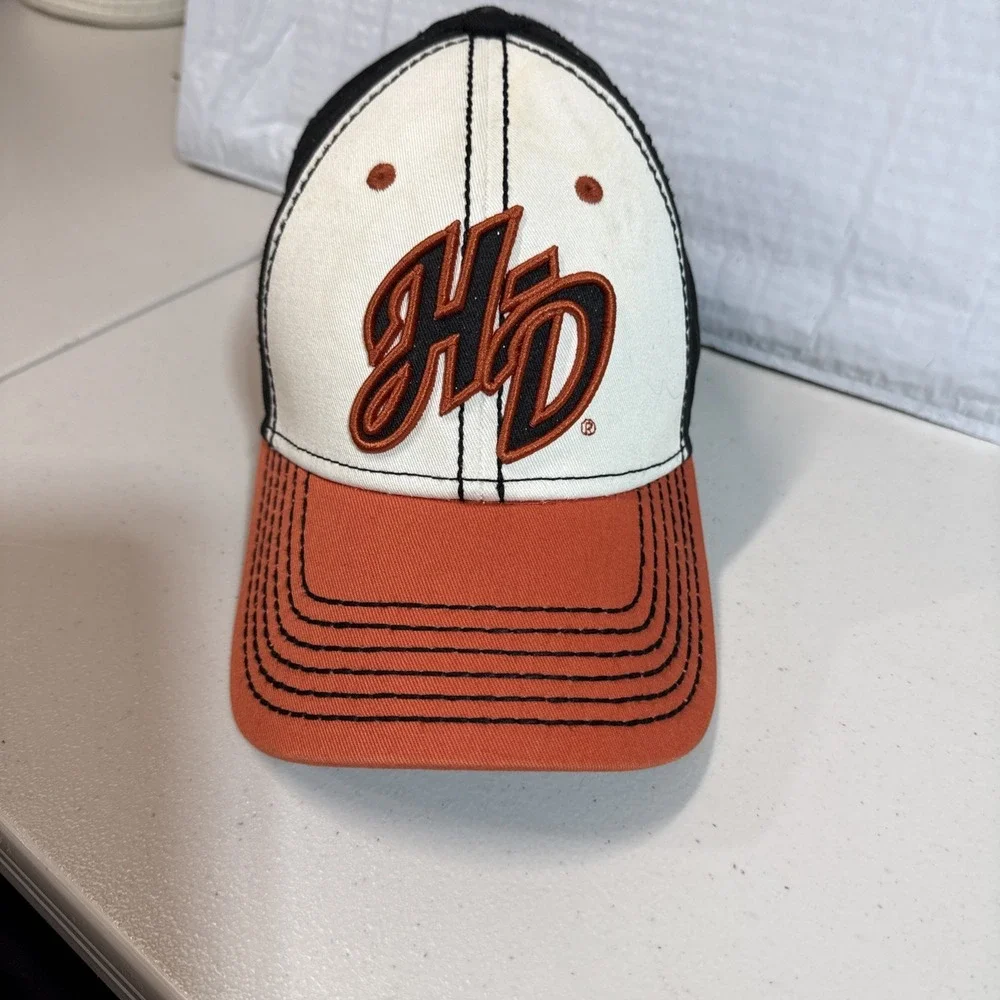 Harley Davidson Motorcycle Baseball Cap 2016 Preowned But Slight Used
